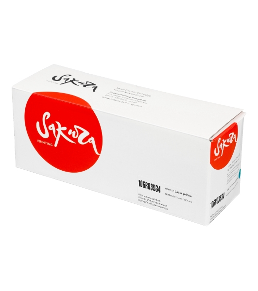 Картридж Sakura 106R03534 для Xerox Phaser VersaLink C400/C405, голубой, 8 000 к.