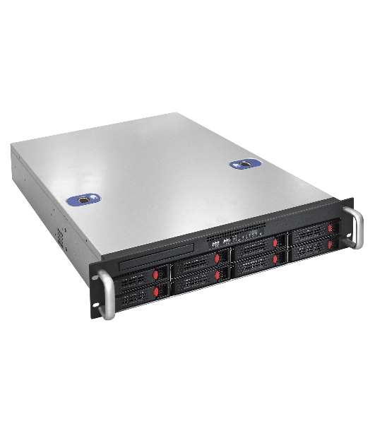 Серверная платформа ExeGate EX292416RUS Pro 2U550-HS08 RM 19', высота 2U, глубина 550, Redundant БП 2x1000W, 8xHotSwap, USB