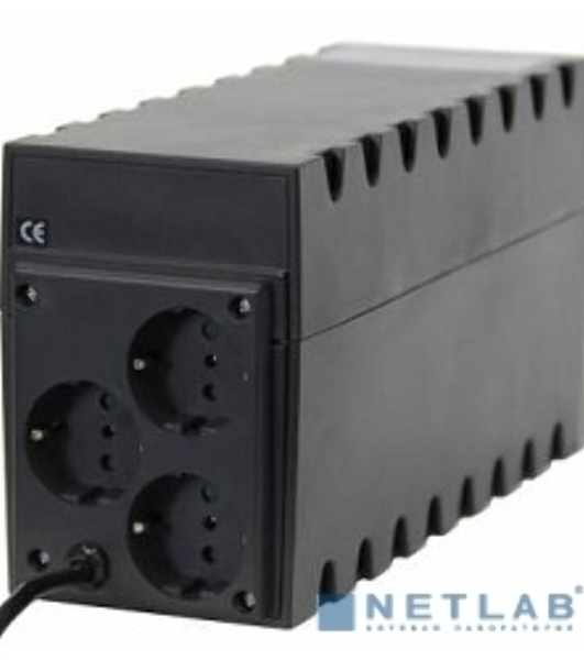 Источник бесперебойного питания Powercom Raptor RPT-600A EURO 360Вт 600ВА черный