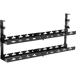 Кабель-канал Cactus CS-CM-700-2BK для столов 72.8x13.5x34.2 см черный