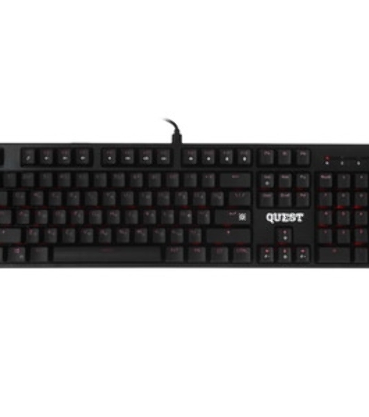Клавиатура проводная Defender Quest GK-596 RU (45596), USB, черный