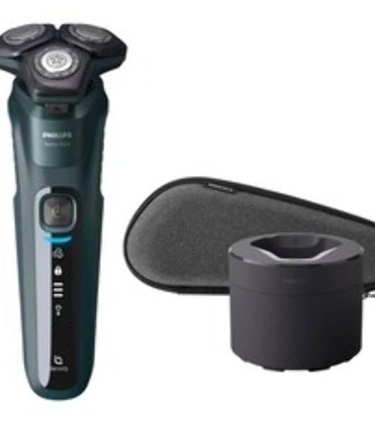 Электробритва роторная Philips S5884/50 реж.эл.:3 питан.:аккум. зеленый