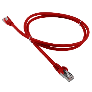 Патч-корд LANMASTER LSZH FTP cat.5e, 3.0 м, красный