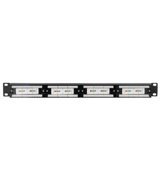 Патч-панель UTP 19' 24 port кат.5e ExeGate разъем KRONE&110 (dual IDC), 1U