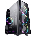 Компьютерный корпус Aerocool/Formula F-3401 (V1) черный без БП ATX 3x120мм 2xUSB 2.0 1xUSB 3.0 audio bott PSU, фото11