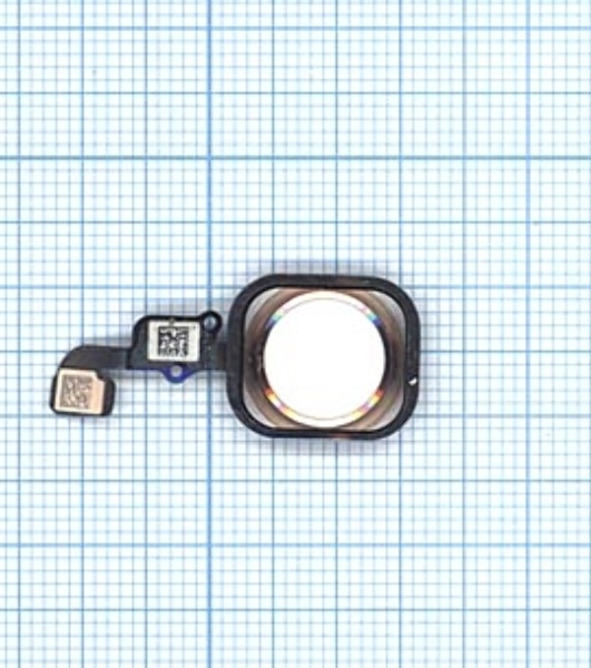 Кнопка HOME в сборе с механизмом и шлейфом для iPhone 6S/6S Plus, розовое золото