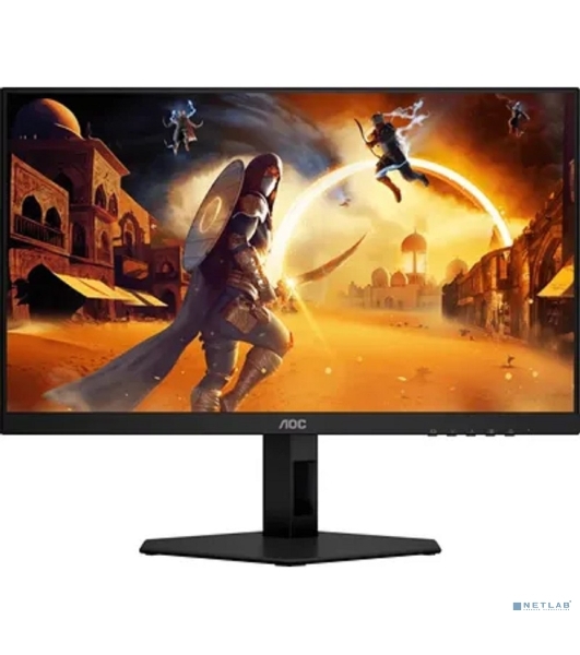 Монитор 23.8' AOC Q24G4E IPS 2560x1440, 180 Гц, 1 мс, 16:9, 350 кд/м², 2xHDMI 2.0, DP, HDR10, Adaptive-Sync, черный