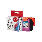 Картридж струйный Sakura F6V16AE (№123 Tri-colour) для HP, триколор, 18 мл., 330 к., фото 1
