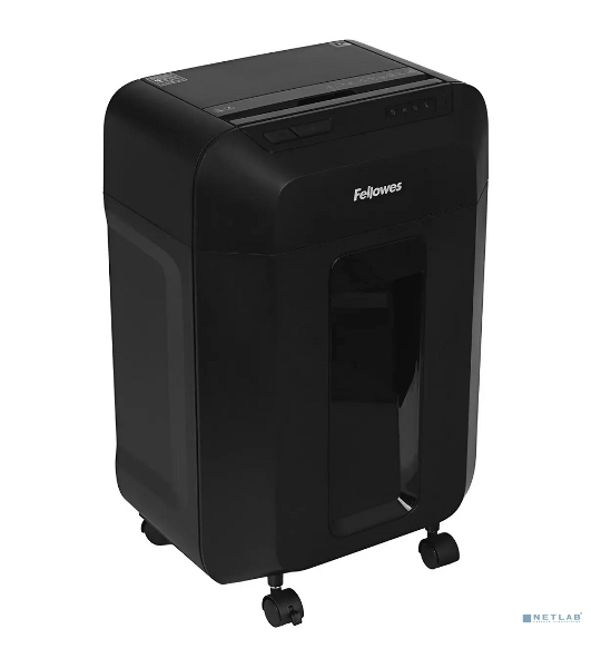 Шредер Fellowes AutoMax 80M FS-46215, минирезка, DIN P-4, 4х12 мм, автоподача 80 лст., 17 лтр., автореверс, уничт.: скобы, скрепки, пл. карты