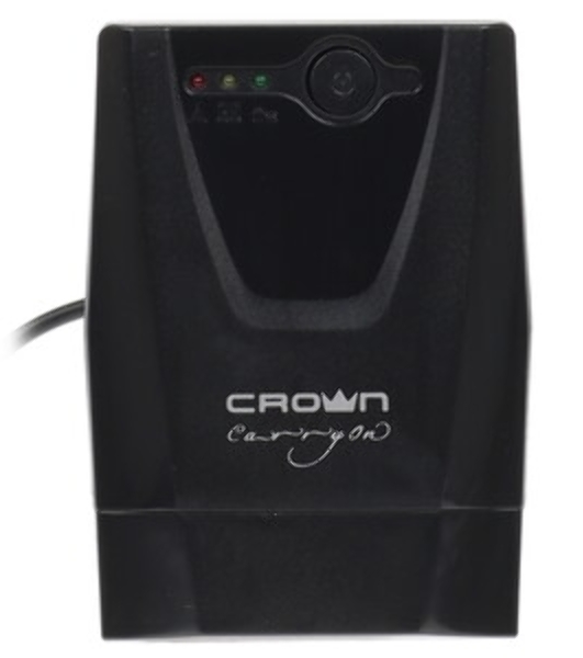 Источник бесперебойного питания Crown CMU-500X / 480 ВА / 240 Вт / Euro + IEC-320