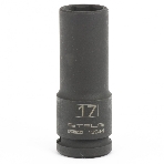 Головка ударная удлиненная шестигранная Stels 17 мм, 1/2', CrMo, фото3