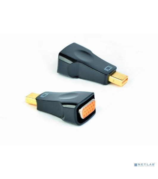 Переходник miniDisplayPort - VGA, Cablexpert A-mDPM-VGAF-01, 20M/15F, черный, пакет