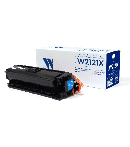 Картридж лазерный NVPrint совместимый NV-W2121X Голубой для HP Color LaserJet M555X/M555dn/M554dn/M578z/M578f/M578dn/M578c (10000k)