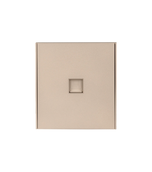 Розетка KRANZ STRONG компьютерная RJ45 кат6 с/у шелк