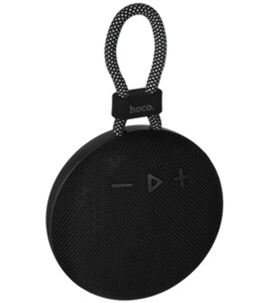 Портативная колонка круглая HOCO BS60, черный