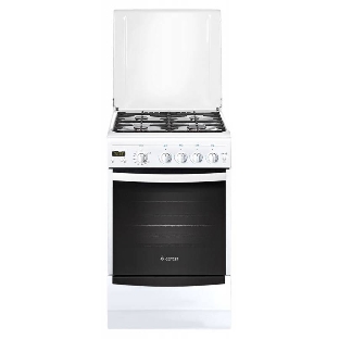 Плита газовая Gefest ПГ 5100-03 белый, конфорок 4 шт, духовка 52 л, 50 см x 85 см x 58.5 см