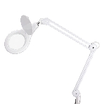 Лупа на струбцине Rexant, круглая, 5D, с подсветкой 108 LED, белая, фото 1