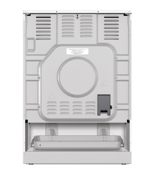 Плита электрическая Gorenje GEC6C40WD белый, конфорок 4 электрических, духовка 71 л, 60 см x 85 см x 60 см