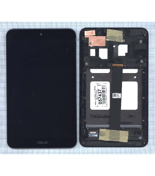 Модуль (матрица + тачскрин) для Asus MeMo Pad 8 ME181 ME181C черный с рамкой
