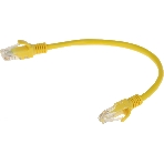 Патч-корд Premier PP12-0.25M/Y 1000Гбит/с UTP 4 пары cat.5E CCA molded 0.25м желтый RJ-45 (m)-RJ-45 (m), фото3