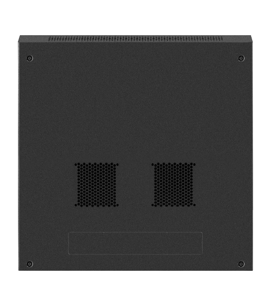 Шкаф телекоммуникационный 19' настенный 9U ExeGate EC-WM-9U.600.G.BLACK (19', 9U, 600x600x500мм (ШхГхВ), передняя дверь закаленное стекло, съемные боковые панели, пыле- и влагозащита IP23, черный RAL 9004)