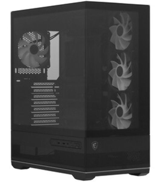 Компьютерный корпус MSI MAG Pano 110R PZ черный без БП ATX 6x120мм 7x140мм 2xUSB 3.0 1xUSB3.1 audio AirDuct bott PSU