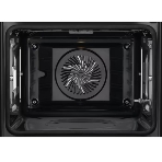 Встраиваемый духовой шкаф Electrolux EOE9P3XT электрический с конвекцией, объем 72 л, 17 режимов, очистка паровая, 3 стекла в дверце, направляющие проволочные + телескопические (1 уровень),черное стекло и черный матовый,термозонд, фото6