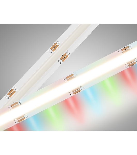 Светодиодная лента Ambrella light GS4951 COB 576Led/ 14W m/ 24V IP20 RGB/ 5m*10mm*3mm (4 конт.)