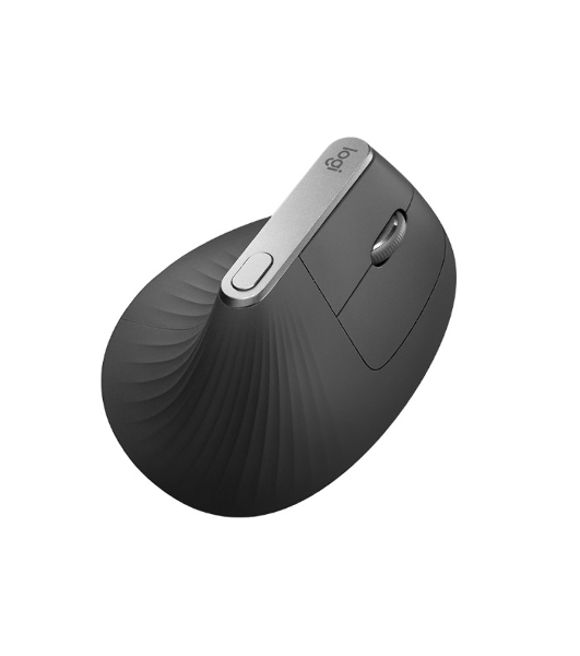 Мышь беспроводная/проводная Logitech MX Vertical графитовый, 4000 dpi, радиоканал, Bluetooth, USB, кнопки - 6