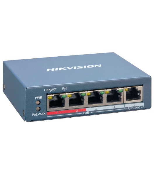 Коммутатор Hikvision DS-3E1105P-EI управляемый