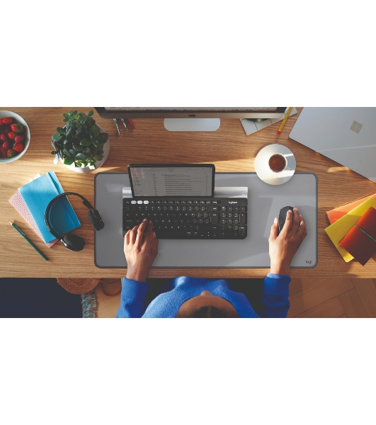 Коврик для мыши Logitech Desk Mat Studio Series DARKER ROSE
