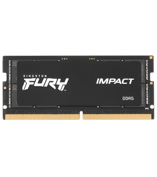 Оперативная память Kingston Fury Impact, DDR5, 64Gb (2x32Gb), 5600MHz, CL40, SO-DIMM