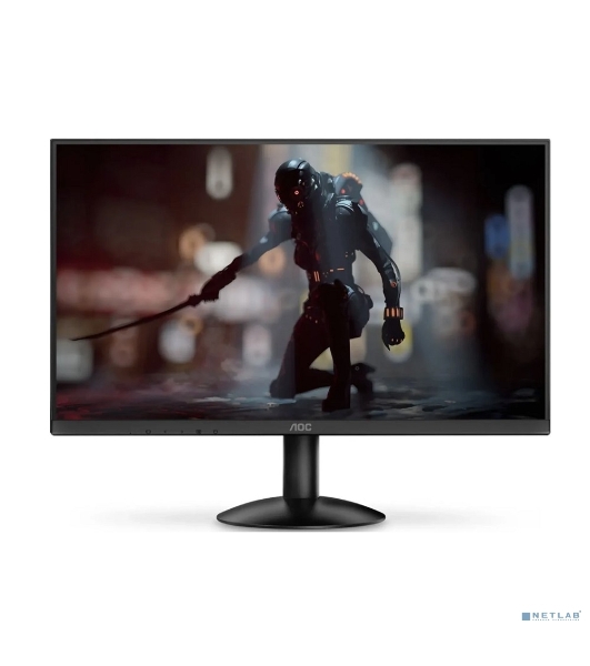 Монитор 23.8' AOC Value Line 24B30HM2 VA 1920x1080, 100 Гц, 4 мс, 16:9, 250 кд/м², HDMI 1.4, VGA, Adaptive-Sync, черный