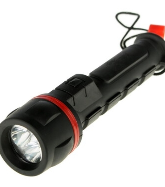 Фонарь ЭРА R2AA обрезиненный (3LED 2хAA)