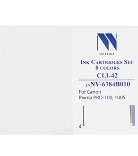 Набор струйных картриджей NVPrint для Canon CLI-42 (NV-6384B010) 8 цветов для Canon Pixma PRO-100, 100S