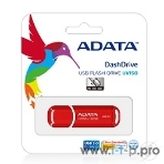 Флешка USB ADATA UV150 (AUV150-32G-RRD), 32Gb, USB 3.0, R/W 35/10, красный, фото2
