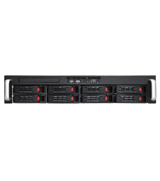Серверная платформа ExeGate EX292416RUS Pro 2U550-HS08 RM 19', высота 2U, глубина 550, Redundant БП 2x1000W, 8xHotSwap, USB