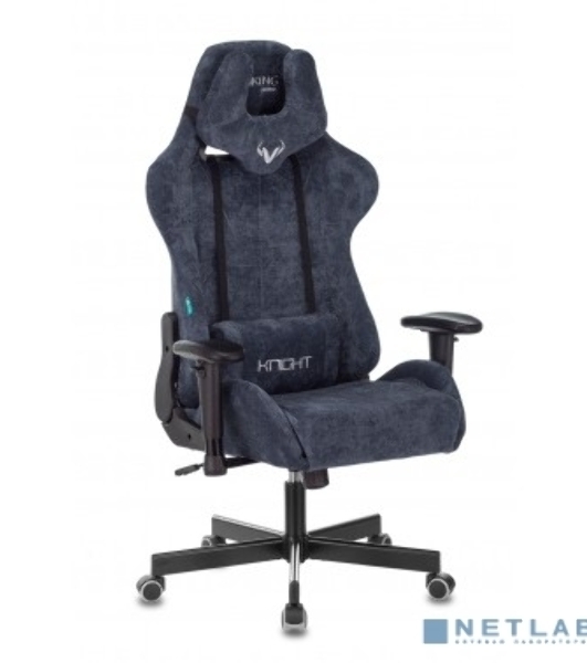 Кресло Бюрократ VIKING KNIGHT LT27 FABRIC синий, ткань, 120 кг, механизм качания