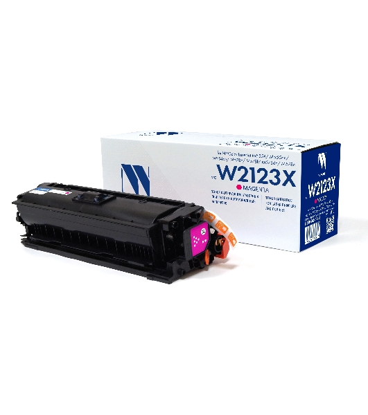 Картридж лазерный NVPrint совместимый NV-W2123X Magenta для HP Color LaserJet M555X/M555dn/M554dn/M578z/M578f/M578dn/M578c (10000k)