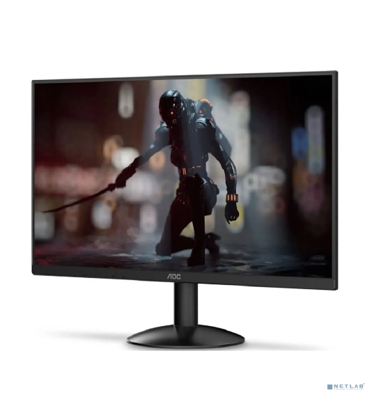 Монитор 23.8' AOC Value Line 24B30HM2 VA 1920x1080, 100 Гц, 4 мс, 16:9, 250 кд/м², HDMI 1.4, VGA, Adaptive-Sync, черный