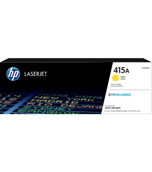 Картридж лазерный HP 415A W2032A желтый для HP HP LJ M454/MFP M479 (2100 стр.)