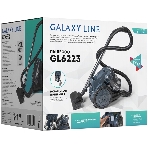 Пылесос Galaxy Line GL6223 серо-синий/черный, 500/1900 Вт, уборка сухая, пылесборник контейнер 3 л, фото2