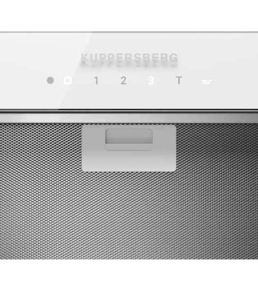 Вытяжка встраиваемая Kuppersberg Bim 600 White белый, 52 см, 1300 куб. м/ч, 46 дБ