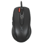Мышь проводная + коврик A4Tech X-7120 черный, 2000 dpi, USB, кнопки - 7, фото20