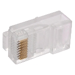 Разъем RJ-45 UTP для кабеля cat.5e, 8P8C Разъем RJ-45 UTP для кабеля cat.5e, 8P8C, фото 1