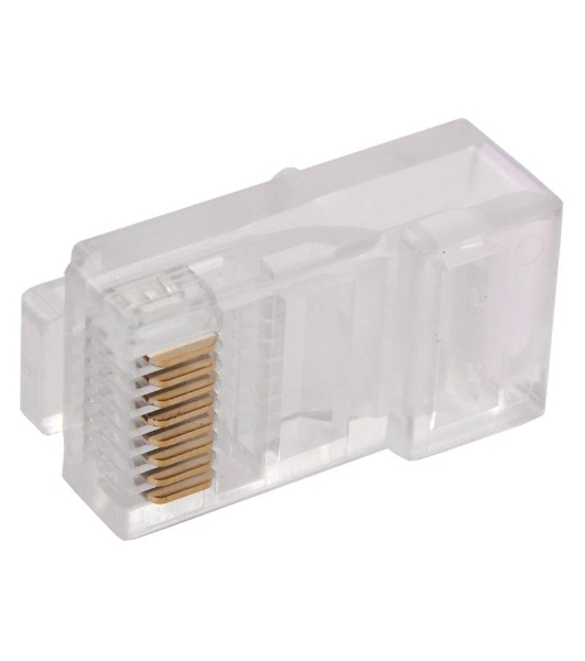 Разъем RJ-45 UTP для кабеля cat.5e, 8P8C Разъем RJ-45 UTP для кабеля cat.5e, 8P8C