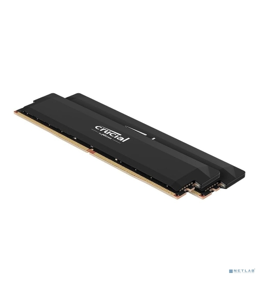 Оперативная память Crucial, DDR5, 32GB (2x16GB), 6000 MHz, CL36, с радиатором, черный