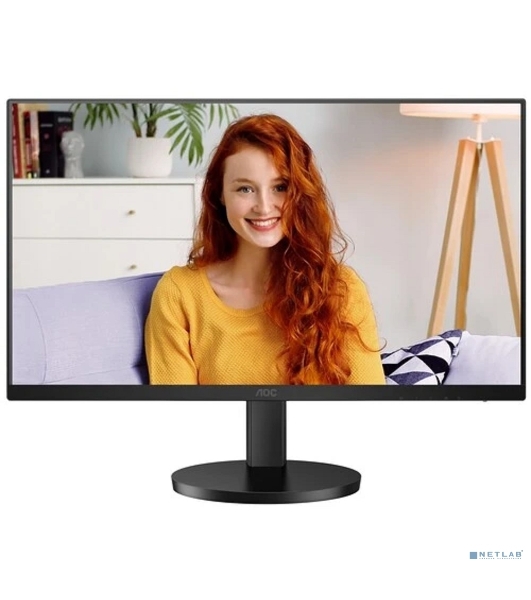 Монитор 27' AOC U27B3AF IPS 3840x2160, 60 Гц, 4 мс, 16:9, 350 кд/м², DP 1.4, HDMI 2.0, 3.5 Jack, Adaptive-Sync, HDR10, динамики (2x2 Вт), черный