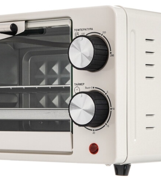 Мини-печь Horizont MO-0904W 800 Вт, 9 л, белый
