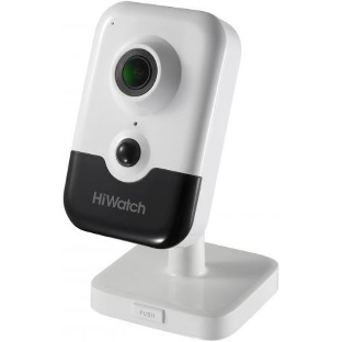 Видеокамера IP Hikvision HiWatch DS-I214(B) 4-4мм цветная корп.:белый/черный